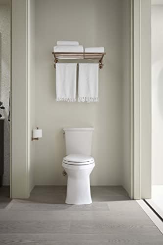 KOH Premium Chrome Bathroom Towel Shelf