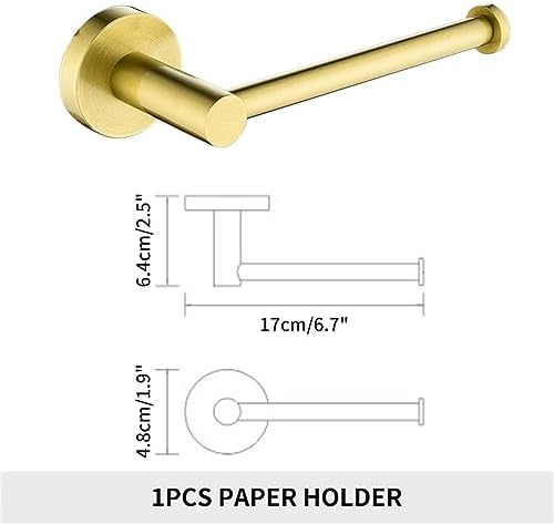 Wang Kensu Brushed Gold Bathroom Hardware Set