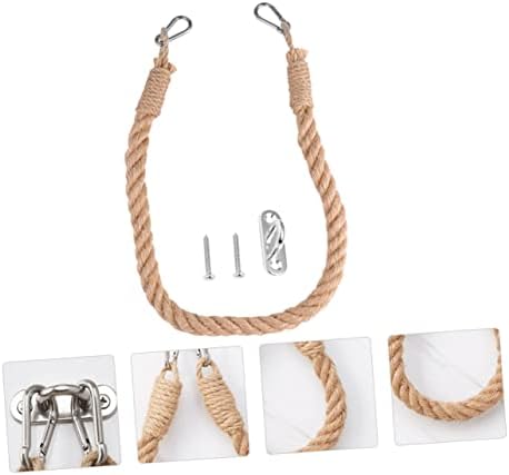 Adjustable Rope Toilet Paper Holder with Metal Fittings