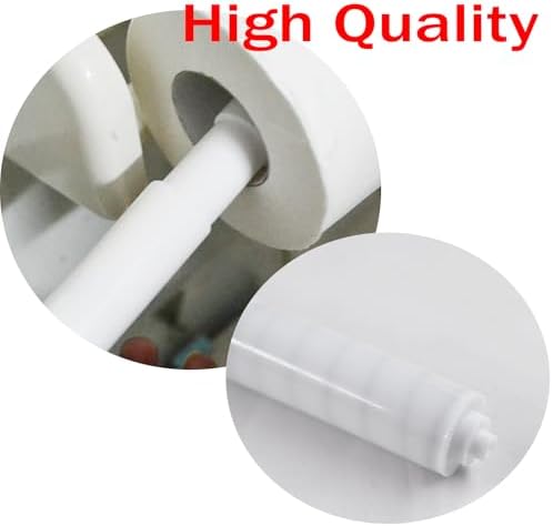 White Toilet Paper Holder Replacement Rod - 2-Pack