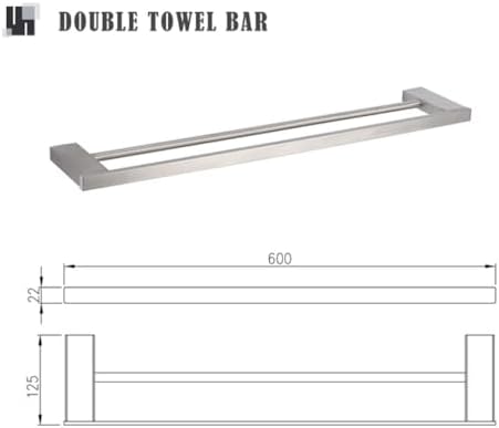 Durable Double Towel Paper Holder for Home Use