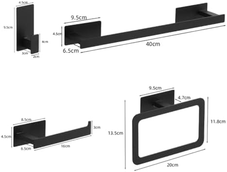 IsolaY Sturdy Steel Towel Bar For Bathroom Kitchen More