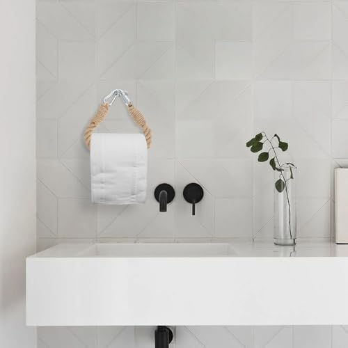 Sturdy 304 Steel Toilet Paper Hanger Farmhouse Design