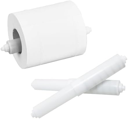 6-Piece Set Eco-Friendly Toilet Paper Holder 61-Inch White