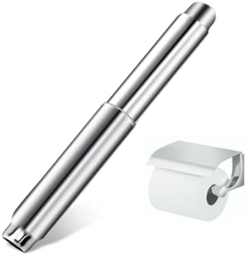Sturdy Stainless Steel Toilet Paper Holder Roll Extender For Convenient Toiletries