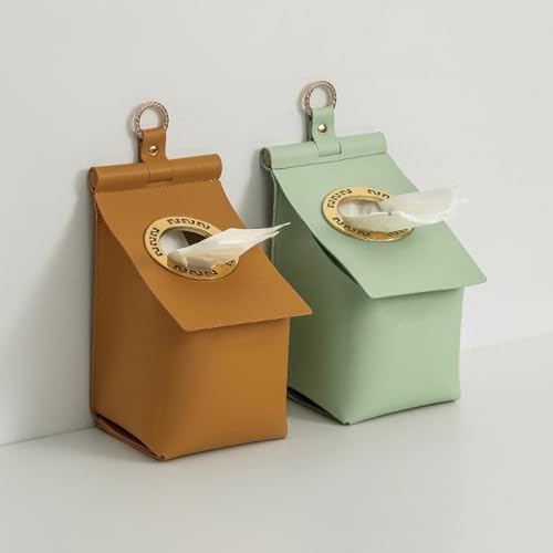 Aesthetic Leather Roll Paper Holder