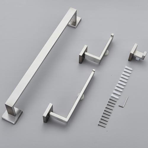 Stainless Steel Bathroom Towel Set Brushed Nickel Just Perfect for Your Home