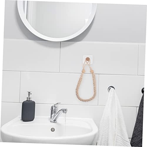 Ciieeo Retro Cotton Rope Roll Holder for Bathroom Kitchen Organizing