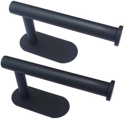 The HOLITIN Black 2-Piece Tissue Holder Set