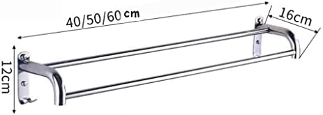 Sturdy Stainless Steel Towel Rack for Efficient Storage in Kitchens Bathrooms