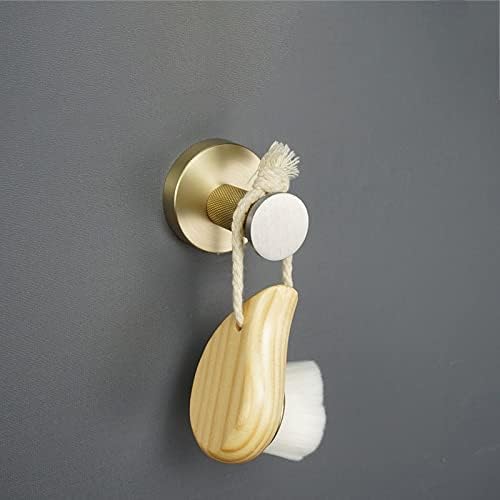 Stainless Steel Towel Bar Kit brushing gold Heart Hook