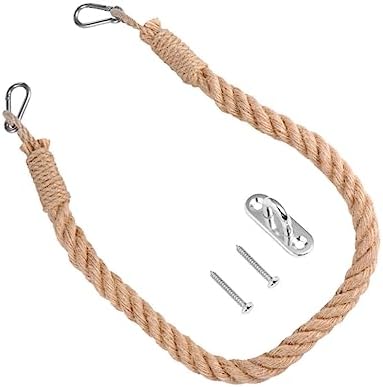 Adjustable Rope Toilet Paper Holder with Metal Fittings