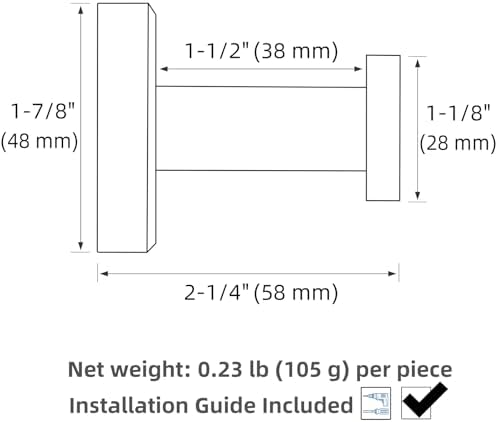 Premium 304 Stainless Steel Towel Hook