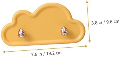 Hang 4PC Self-Adhesive Wall Hooks Cloud-Shape Durable Space-Saving