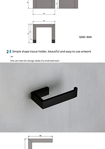 Sturdy Bath Set Modern Durable Bathroom Hardware Set for Home Use