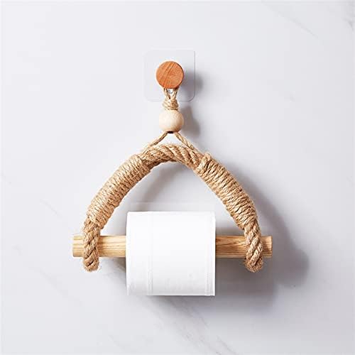 EEASSA Red Antique Towel Rope Toilet Roll Holder