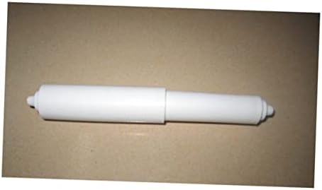 4-Piece White Plastic Toilet Paper Roller Holder Kit for Home Use