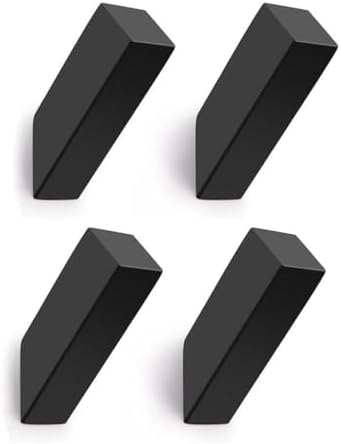 Sturdy Robe Towel Hooks 4-Packs - Durable Wall-Mounted Coats Sponges Hook