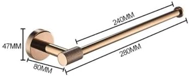 Rose Gold Wall-Mounted Towel Holder Set