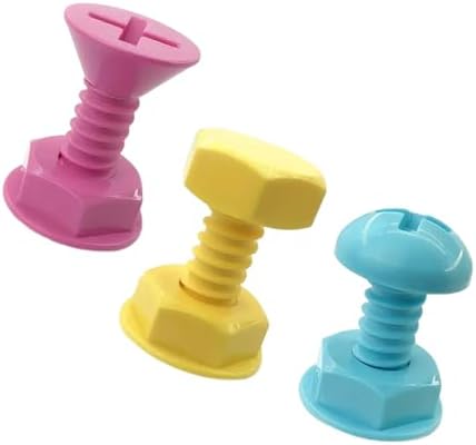 3-Piece Screw-Shaped Adhesive Wall Hooks for Home Use