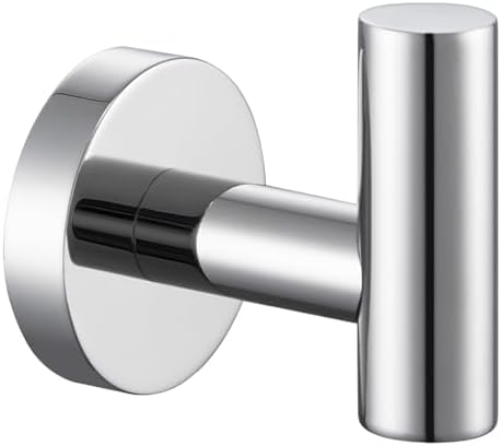 Bathroom Towel Hook Modern Design Easy to Hang Sleek Durable