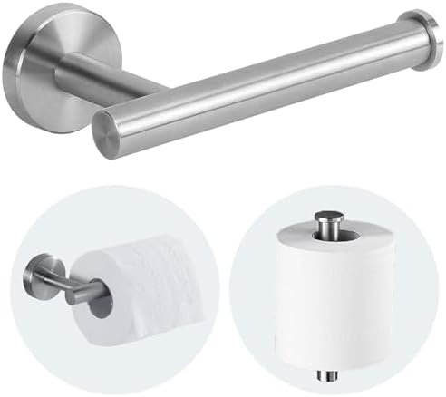 Sturdy Stainless Steel Toilet Paper Holder - Perfect for Home Bathroom