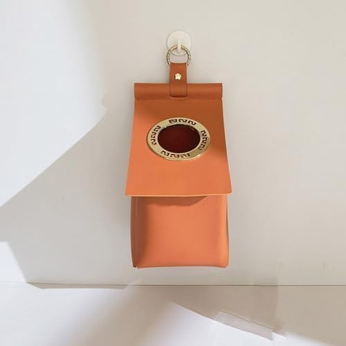 Aesthetic Leather Roll Paper Holder