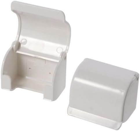 2 Pcs White Reusable Bathroom Kitchen Shower Razor Holder Storage Hook