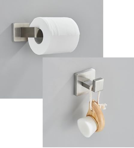 Stainless Steel Bathroom Towel Set Brushed Nickel Just Perfect for Your Home