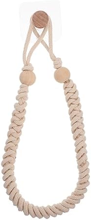 Beige Bohemian Cotton Rope Hanging Toilet Paper Holder