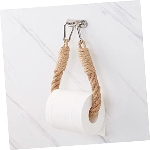 Khaki Retro Rope Toilet Paper Holder