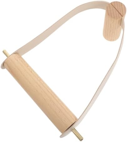 Gadpiparty Wooden Toilet Paper Holder Wall-Mounted Napkin Rack
