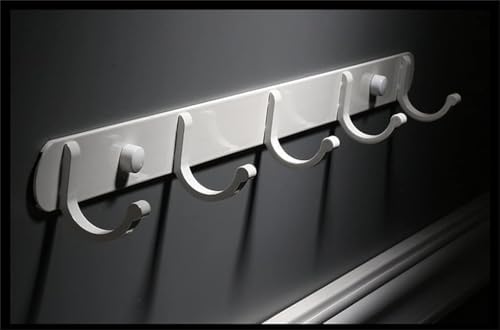 Durable Zinc Alloy Robe Hook Wall-Mounted Towel Holder Black