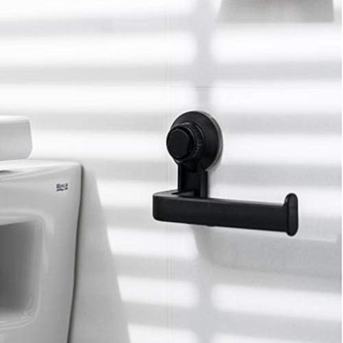 White Wall-Mounted Toilet Paper Holder Dual Functions