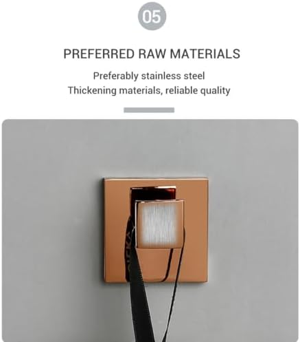 IsolaY Polishing Rose Golden Bathroom Towel Bar