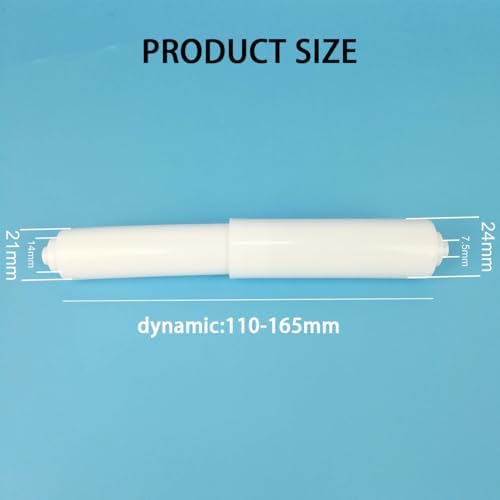 3-Piece Spring-Loaded Toilet Paper Holder Roll