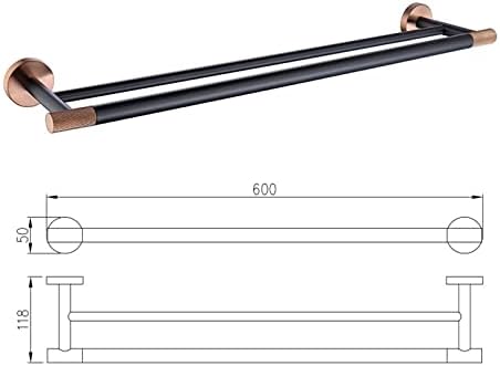 WangKensu Rose Gold Double Towel Bar