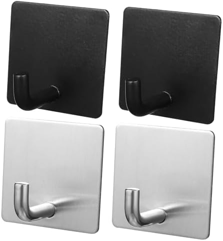 4-Piece Durable Towel Key Hangers