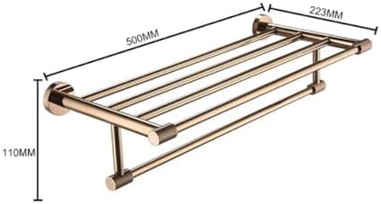 Rose Gold Bathroom Towel Bar Hanger Set