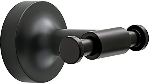 Franklin Brass Voisin 2-Pack Double Towel Hook Matte Black Robbie-Friendly Design