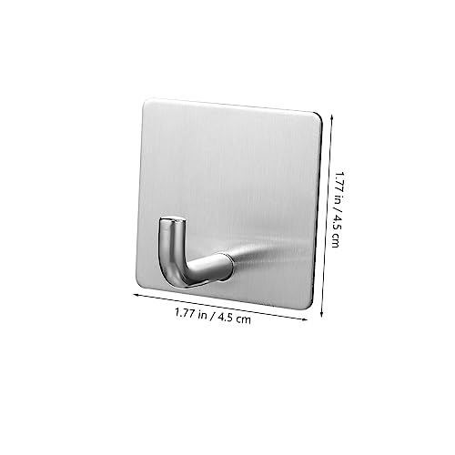 IPetboom 4-Piece Adhesive Wall Hook Set for Keys Bags