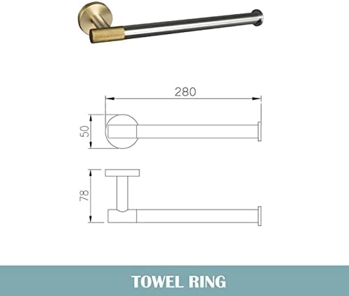 Durable Stainless Steel Towel Bar Hook for Long-lasting Use