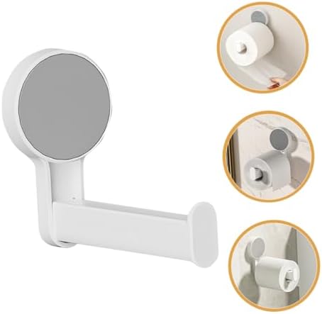 OSALADI Bathroom Towel Paper Towel Holder No Drill Durable Space-Saving Design White
