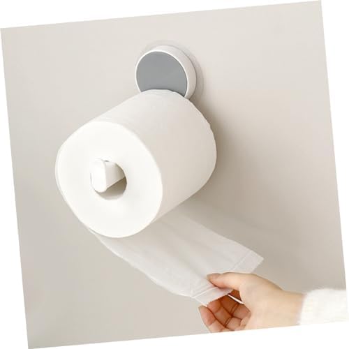 OSALADI Bathroom Towel Paper Towel Holder No Drill Durable Space-Saving Design White