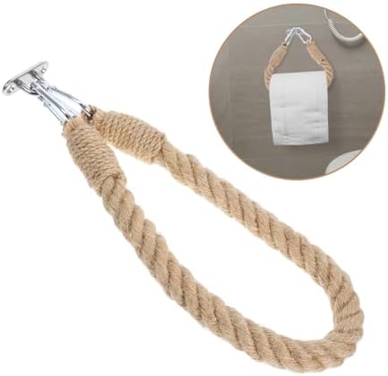 VINTAGE ROP TOILET PAPER HOLDER WALL MOUNTED