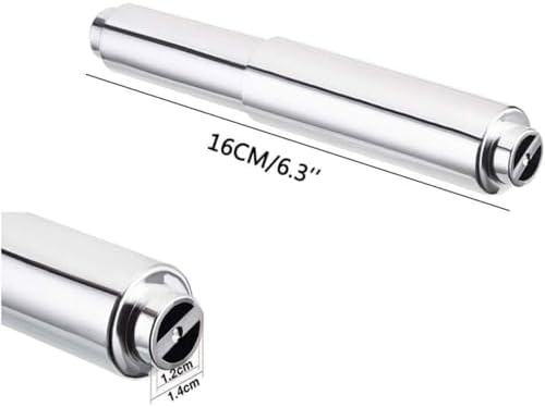 Sturdy Stainless Steel Toilet Paper Holder Replacement Rod for Home Use