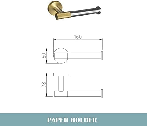 Stainless Steel Towel Bar Kit for Bathroom