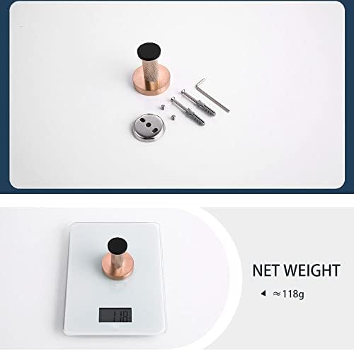 Elegant Rose Gold Bath Towel Hook Set