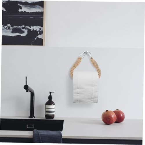 VINTAGE ROP TOILET PAPER HOLDER WALL MOUNTED