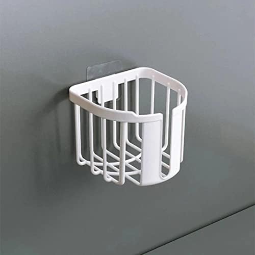 Essential Kitchen Organizer - Punch-Free Toilet Paper Shelf - Bathroom Kitchen Use - Red